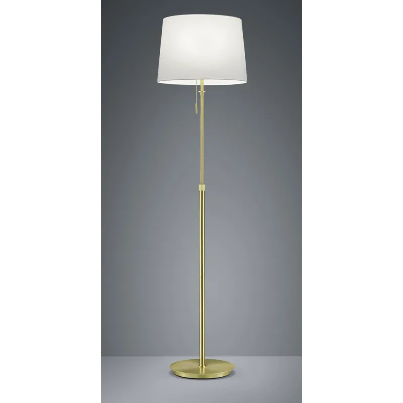 TRIO Lampadaire intérieur laiton mat LYON - Pas cher