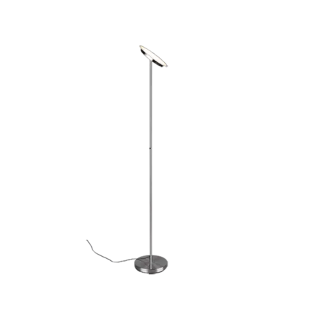 TRIO Lampadaire intérieur nickel mat PONDA - Pas cher