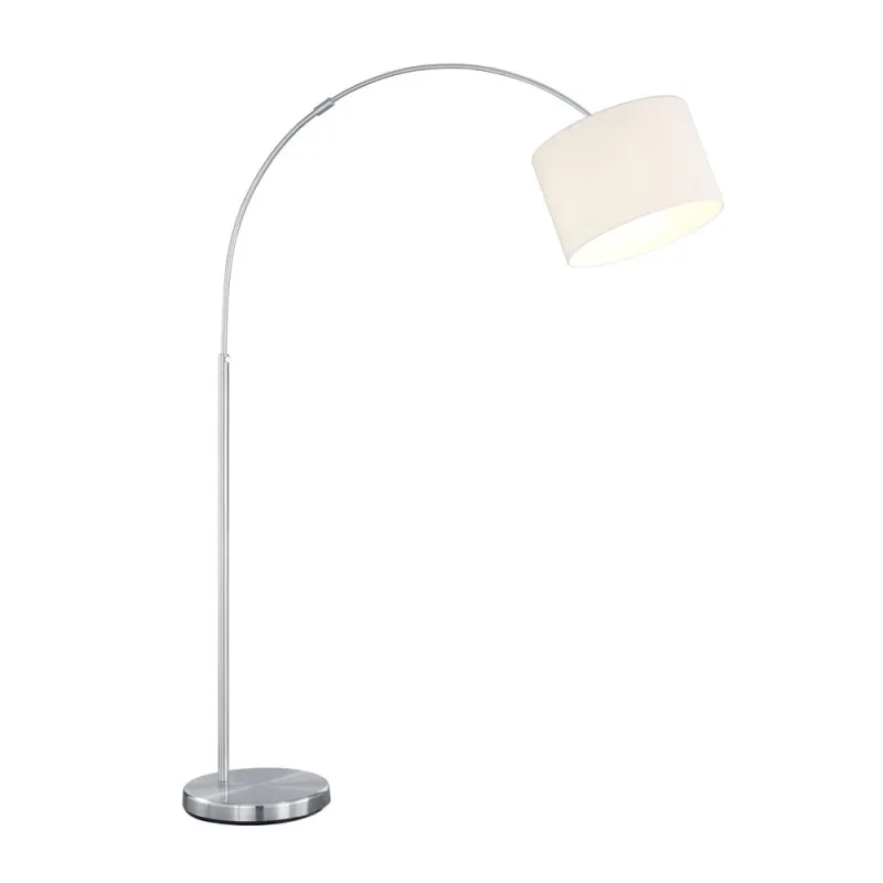TRIO Lampadaire intérieur nickel mat HOTEL - Pas cher