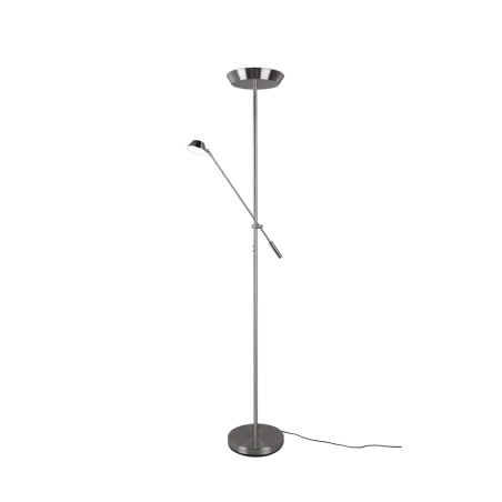 TRIO Lampadaire intérieur nickel mat HAORA - Pas cher