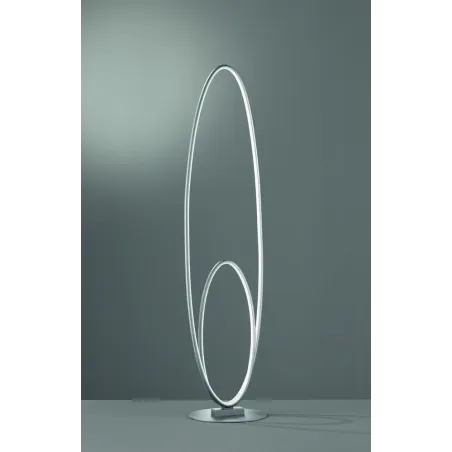 TRIO Lampadaire intérieur nickel mat AVUS - Pas cher