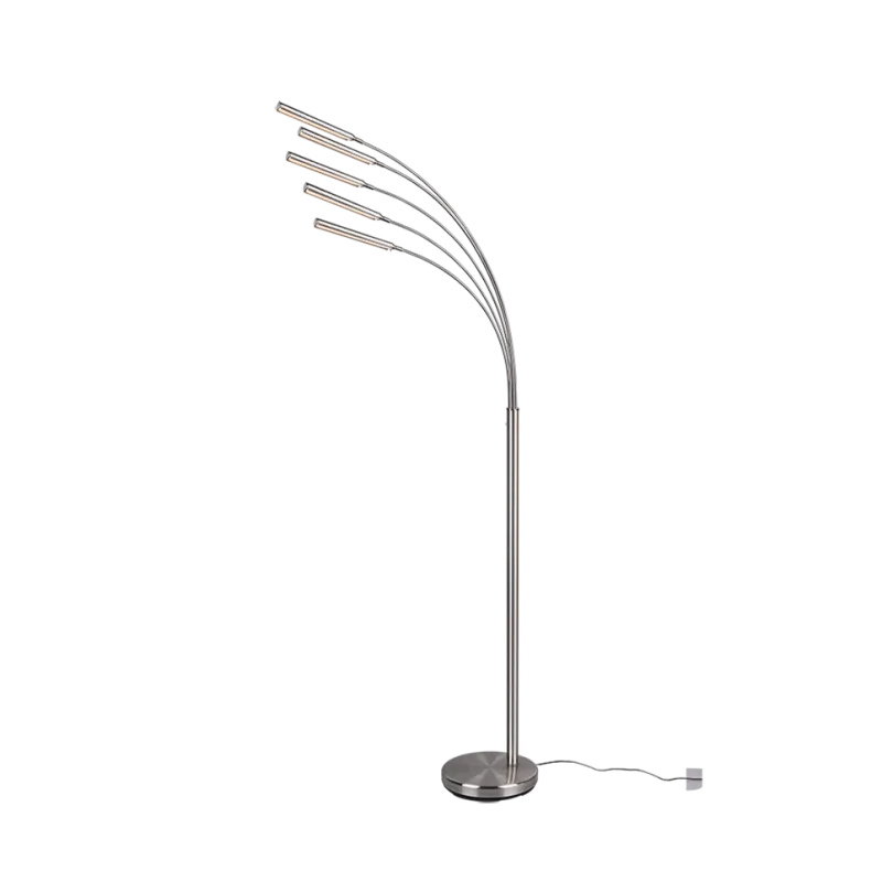 TRIO Lampadaire intérieur nickel mat REED - Pas cher