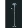 TRIO Lampadaire intérieur nickel mat QUEBEC - Pas cher