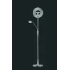 TRIO Lampadaire intérieur nickel mat QUEBEC - Pas cher