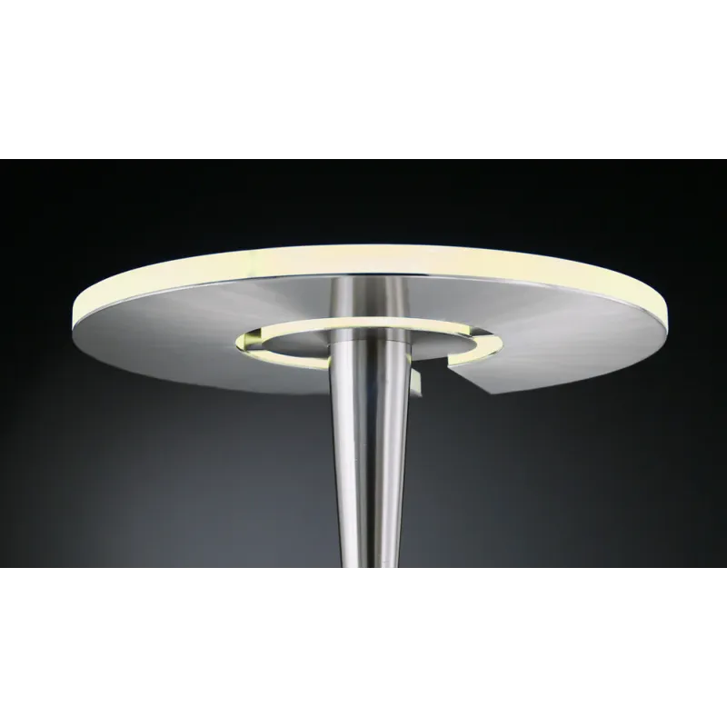 TRIO Lampadaire intérieur nickel mat QUEBEC - Pas cher