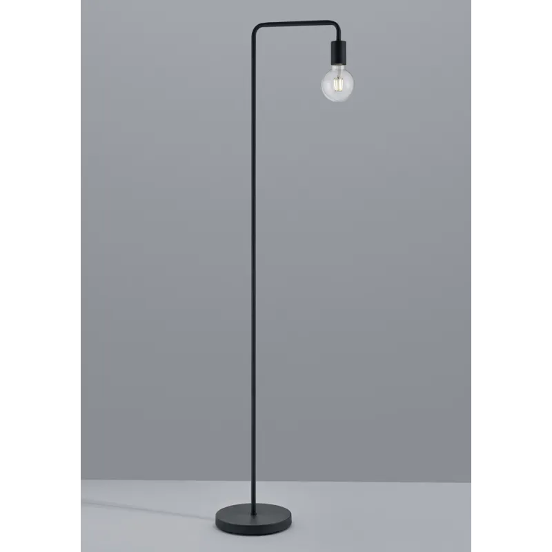 TRIO Lampadaire intérieur noir mat DIALLO - Pas cher
