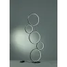 TRIO Lampadaire intérieur noir mat RONDO - Pas cher