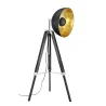 TRIO Lampadaire intérieur noir mat LIÈGE - Pas cher