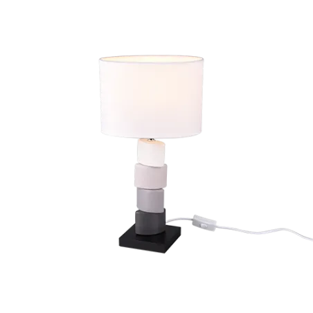 TRIO Lampe de table intérieur blanc KANO - Pas cher