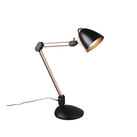 TRIO Lampe de table intérieur noir mat NADAL - Pas cher
