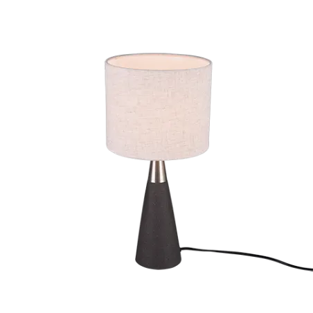 TRIO Lampe de table intérieur couleur beton et beige MEMPHIS - Pas ...