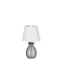 TRIO Lampe de table intérieur argent et blanc PINEAPPLE - Pas cher