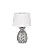 TRIO Lampe de table intérieur argent et blanc PINEAPPLE - Pas cher