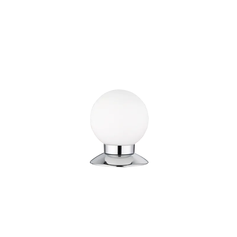 TRIO Lampe de table intérieur chrome et blanc PRINCESS - Pas cher