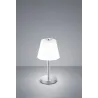 TRIO Lampe de table intérieur chrome et blanc EMERALD - Pas cher