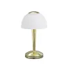 TRIO Lampe de table intérieur laiton polis et blanc VENTURA - Pas cher