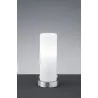 TRIO Lampe de table intérieur nickel mat et blanc SETA - Pas cher