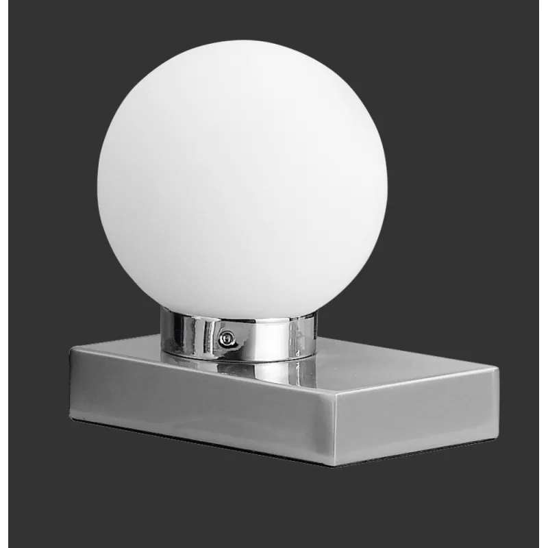 TRIO Lampe de table intérieur nickel mat et blanc DAVI - Pas cher