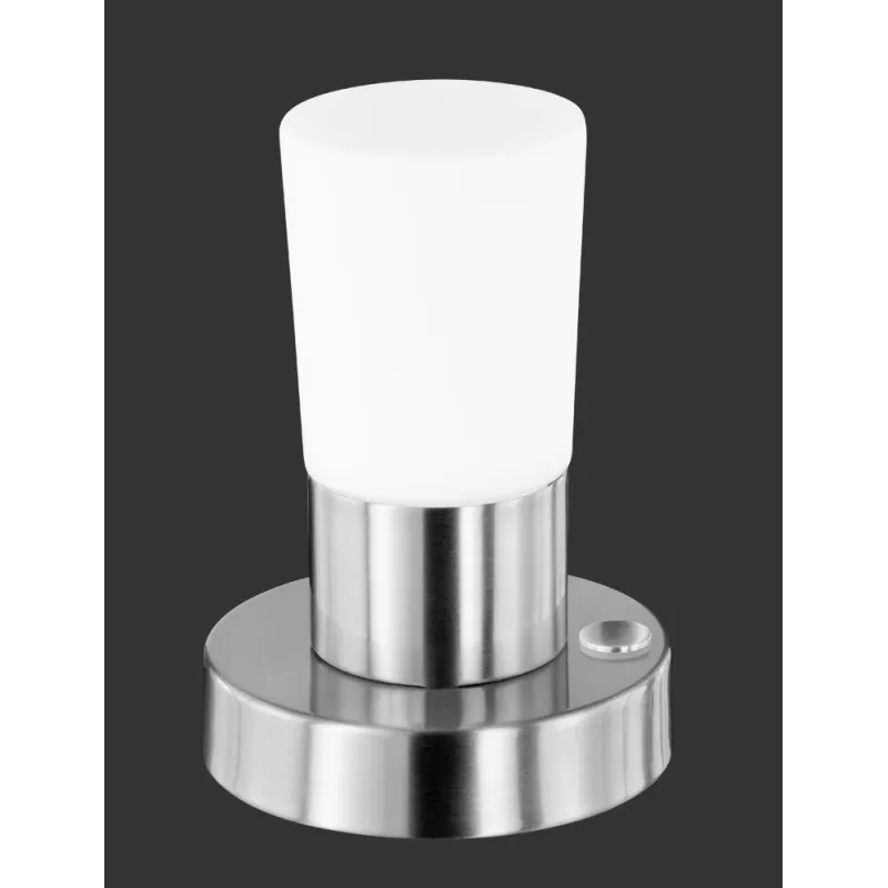 TRIO Lampe de table intérieur nickel mat et blanc CRISTO - Pas cher