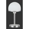 TRIO Lampe de table intérieur nickel mat et blanc JOOST - Pas cher