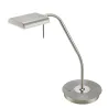 TRIO Lampe de table intérieur nickel mat et blanc BERGAMO - Pas cher