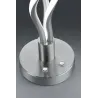 TRIO Lampe de table intérieur nickel mat et blanc LOOP - Pas cher