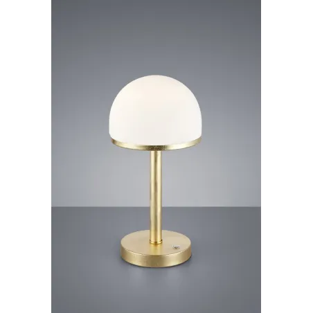 TRIO Lampe de table intérieur or et blanc BERLIN - Pas cher