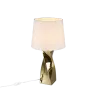 TRIO Lampe de table intérieur or et blanc ABEBA - Pas cher