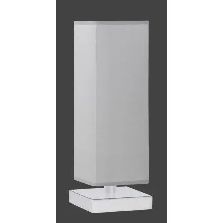 TRIO Lampe de table intérieur nickel mat et gris PIET - Pas cher