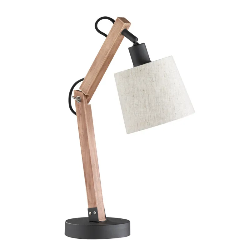 TRIO Lampe de table intérieur brun et gris ancien JANKO - Pas cher