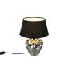 TRIO Lampe de table intérieur argent et noir LUANDA - Pas cher