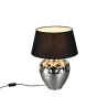 TRIO Lampe de table intérieur argent et noir LUANDA - Pas cher
