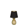 TRIO Lampe de table intérieur or et noir PINEAPPLE - Pas cher