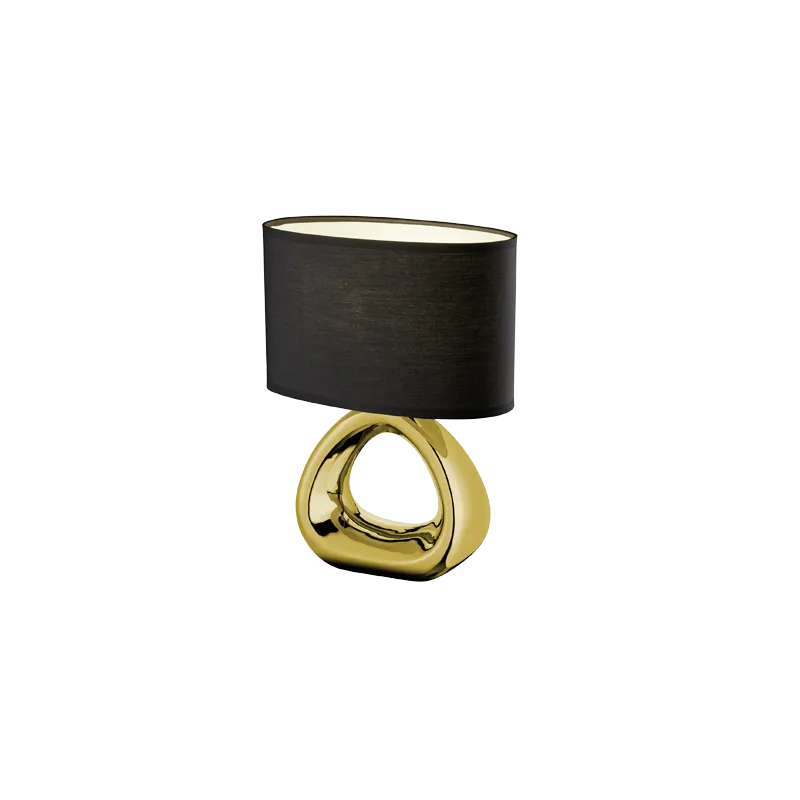 TRIO Lampe de table intérieur or et noir GIZEH - Pas cher