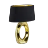 TRIO Lampe de table intérieur or et noir TABA - Pas cher