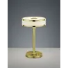 TRIO Lampe de table intérieur laiton mat et or AGENTO - Pas cher