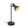 TRIO Lampe de table intérieur noir et or NINA - Pas cher