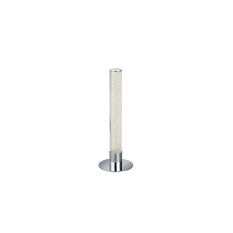 TRIO Lampe de table intérieur chrome et transparent claire LEIA - P...