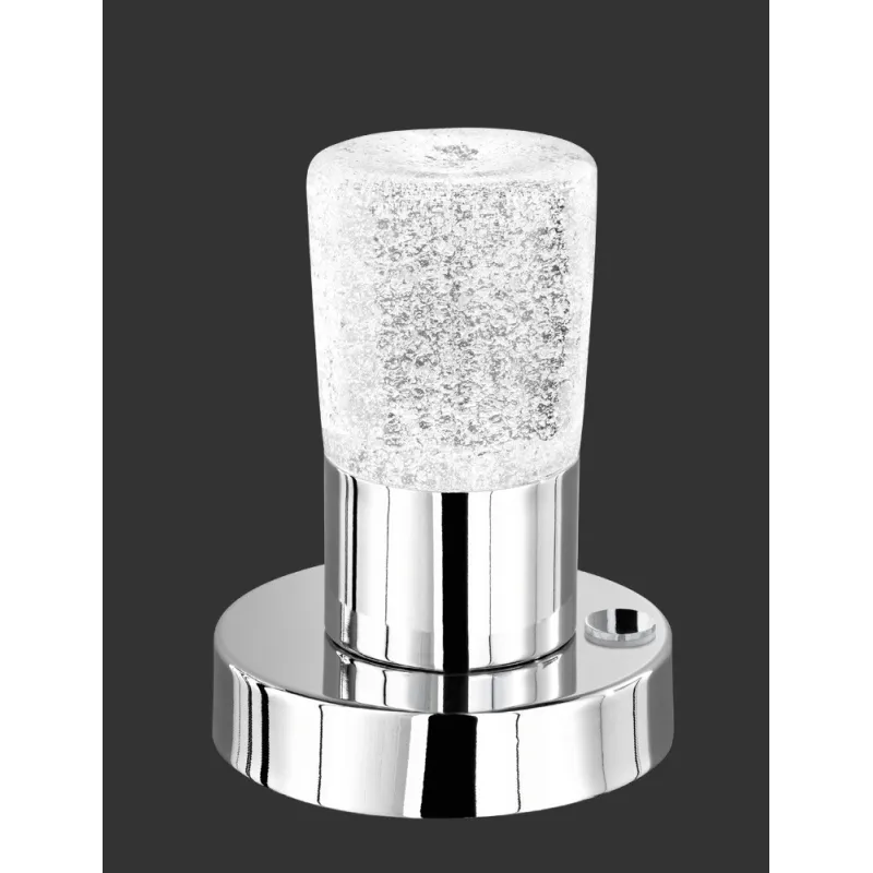 TRIO Lampe de table intérieur chrome et transparent claire CRISTO -...