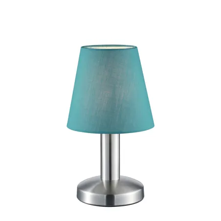 TRIO Lampe de table intérieur nickel mat et turquoise MATS - Pas cher