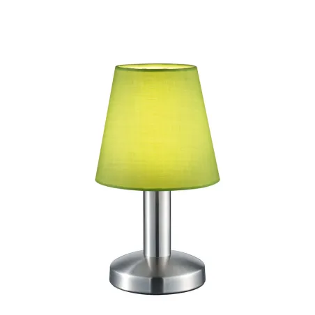 TRIO Lampe de table intérieur nickel mat et vert MATS - Pas cher