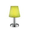 TRIO Lampe de table intérieur nickel mat et vert MATS - Pas cher