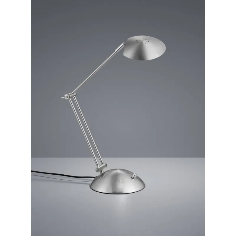 TRIO Lampe de table intérieur nickel mat CALCIO - Pas cher