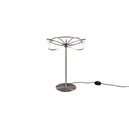 TRIO Lampe de table intérieur nickel mat CHARIVARI - Pas cher