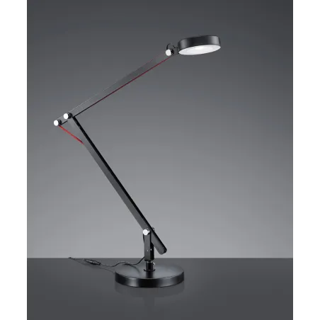 TRIO Lampe de table intérieur noir AMSTERDAM - Pas cher