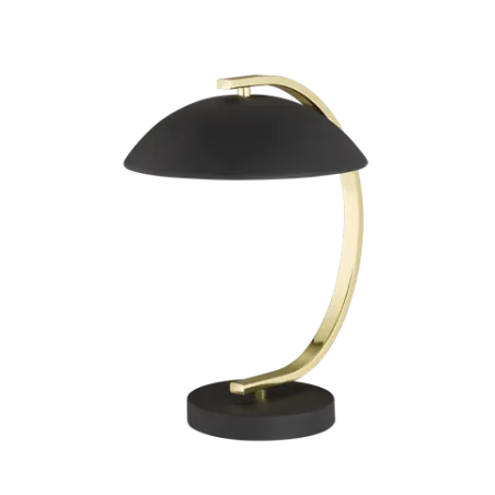 TRIO Lampe de table intérieur noir mat RETRO - Pas cher