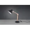 TRIO Lampe de table intérieur noir mat KIMI - Pas cher