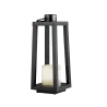 TRIO Lampe de table extérieur noir mat LOJA - Pas cher