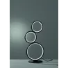 TRIO Lampe de table intérieur noir mat RONDO - Pas cher