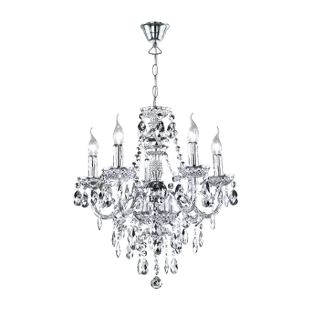 TRIO Lustre intérieur chrome LÜSTER - Pas cher